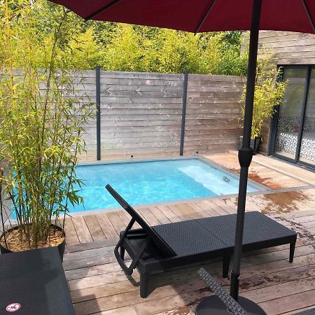 Loft Privatise Avec Spa Xxl Et Piscine Chauffee Bruz Εξωτερικό φωτογραφία